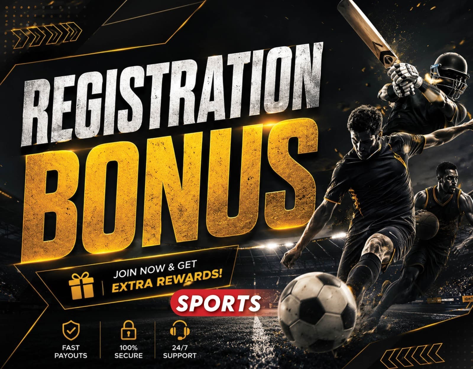 Registration Bonus – Sports